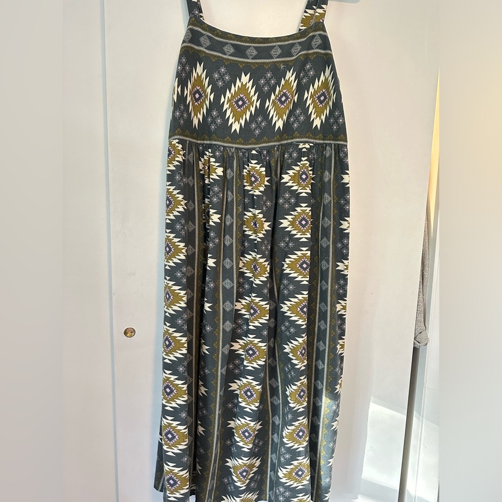 Sonoma tea-length Aztec sundress